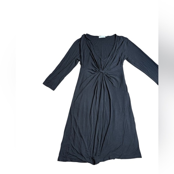 WOMENS WYETH 95 % Rayón BLACK  LINED 3/4 SLEEVE   DRESS SIZE SMALL - Picture 2 of 13